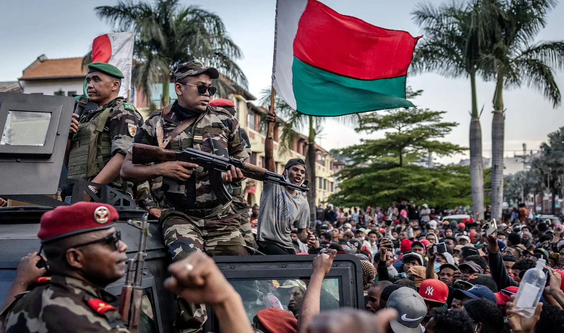 Madagascar president alleges coup attempt as soldiers support protesters | Al Jazeera