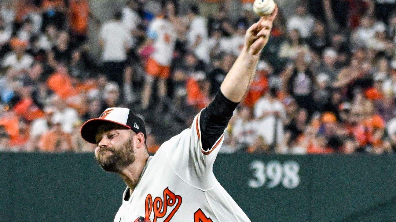 Orioles puso a Danny Coulombe en IL con tendinitis del bíceps izquierdo