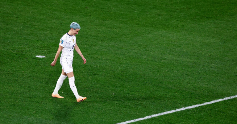 Para Megan Rapinoe, un final que ni ella podría haber imaginado