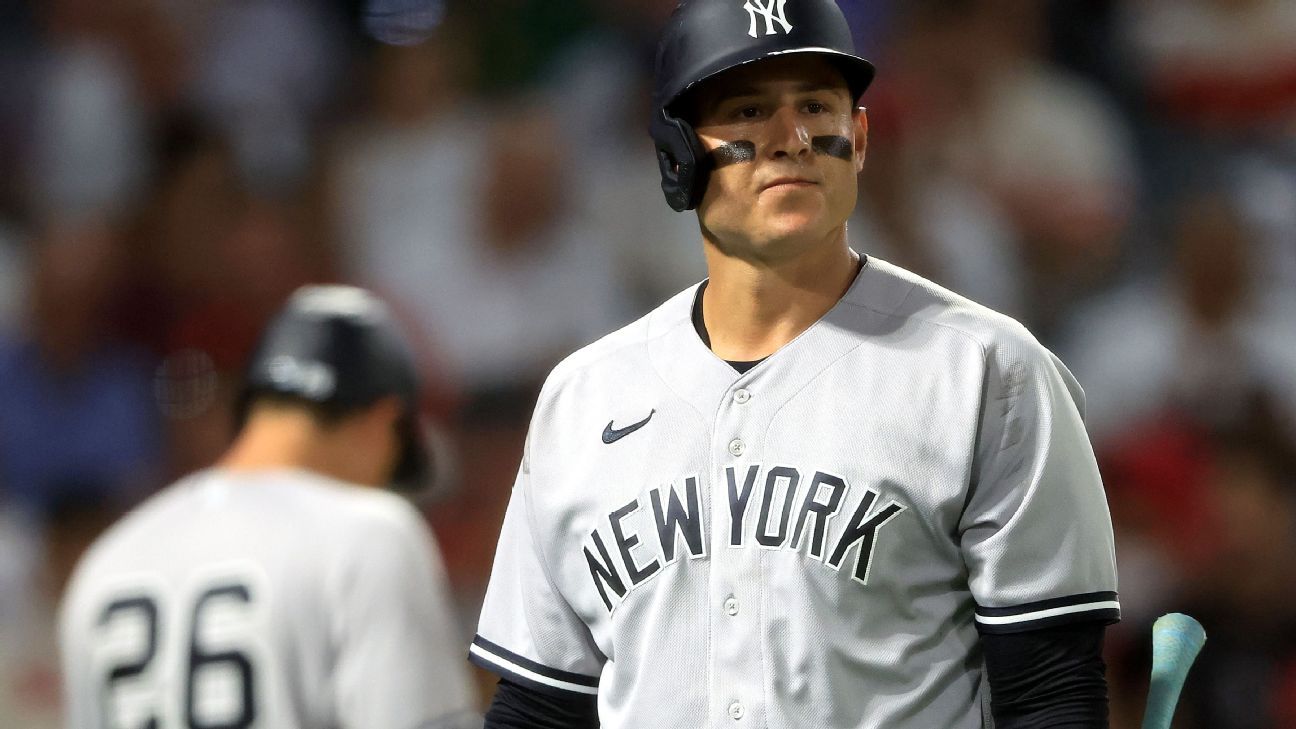 Yankees pusieron a Rizzo en IL con síntomas de conmoción cerebral, recuerda Cabrera