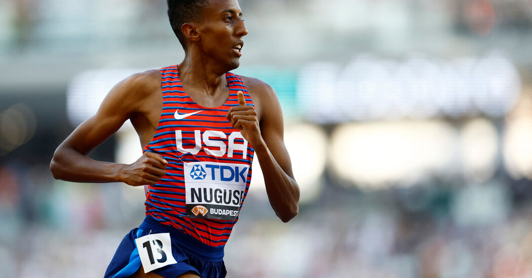 Yared Nuguse, competidor del Campeonato Mundial de 1.500 metros, corre por diversión