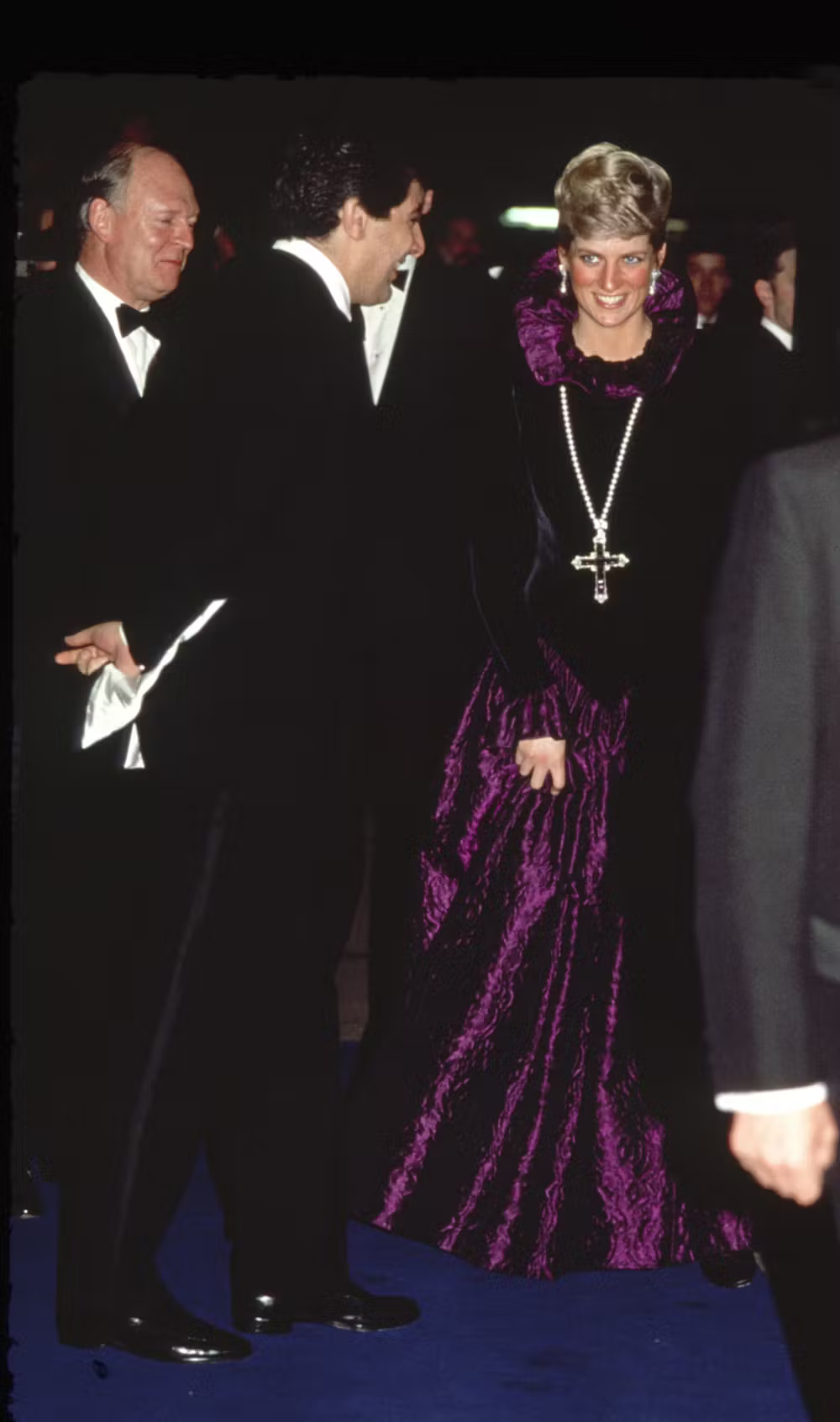 La princesa Diana con la cruz de Attallah en 1987.