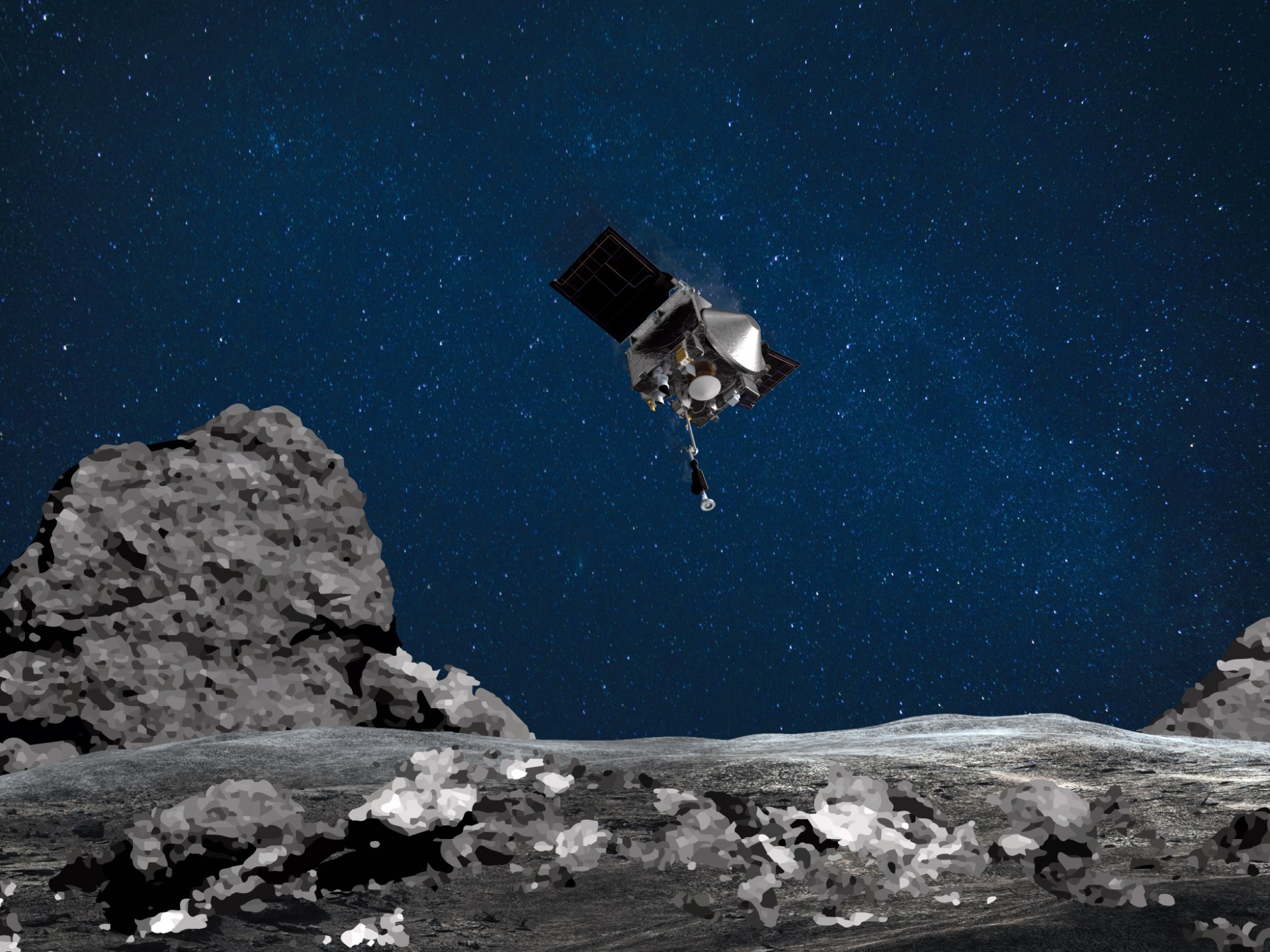 La NASA revela una muestra tomada de la superficie del asteroide cercano a la Tierra Bennu |  noticias espaciales