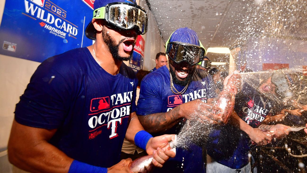 Los Rangers vencieron a los Rays en la barrida de la Serie Wild Card de la Liga Americana después del 'reinicio'