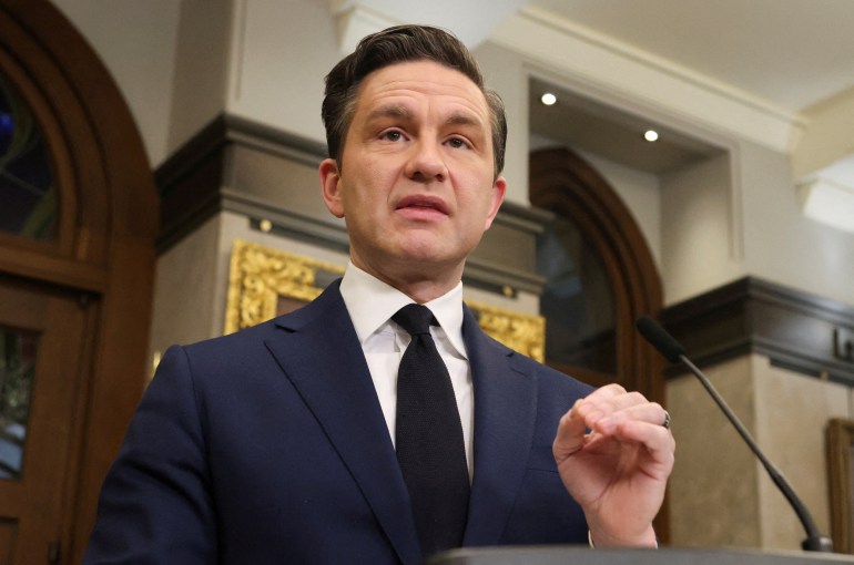 Líder del Partido Conservador de Canadá Pierre Poilievre