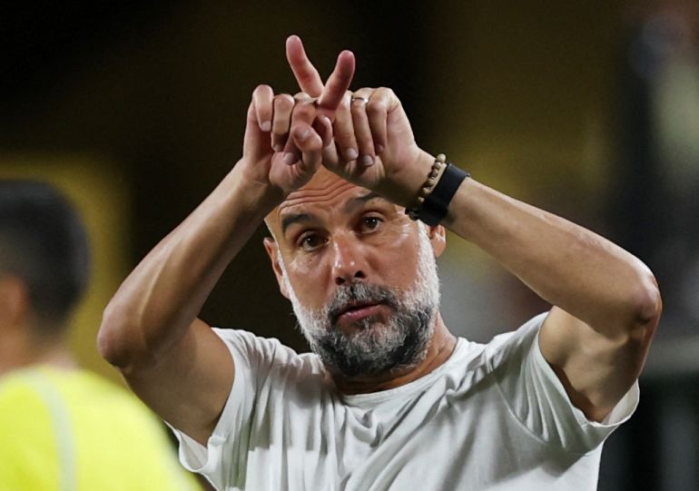 Manager del Manchester City Pep Guardiola