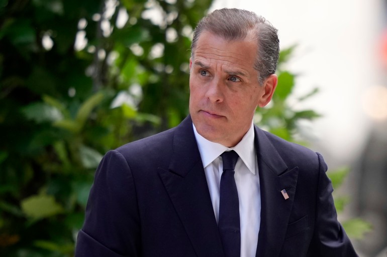 Hunter Biden llega a la corte federal