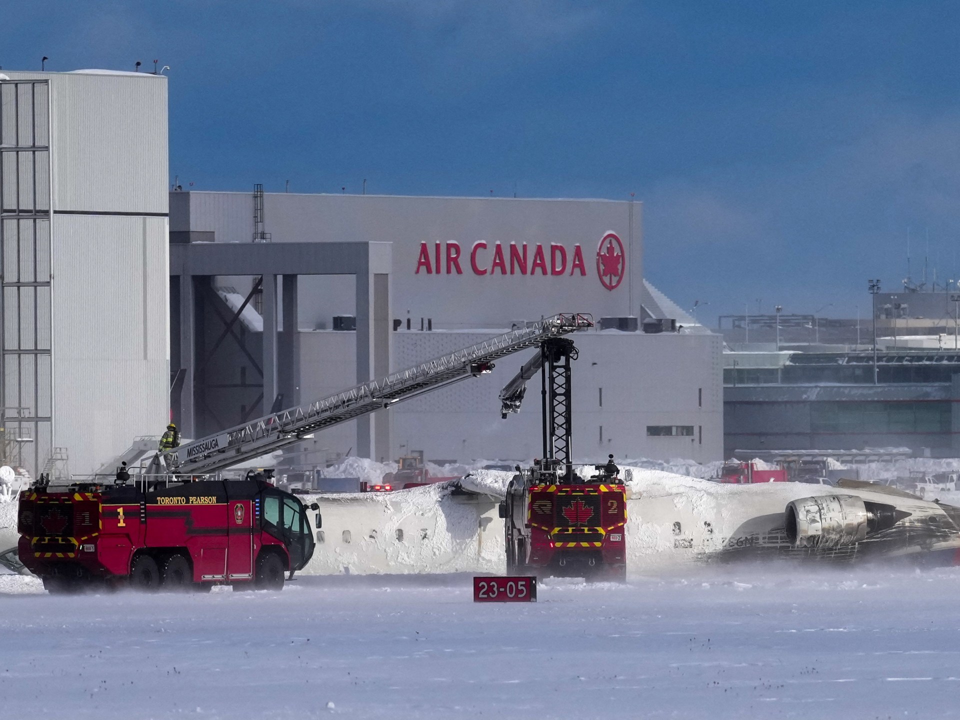 Al menos ocho heridos cuando el avión del Delta gira al llegar al aeropuerto de Toronto | Noticias de aviación