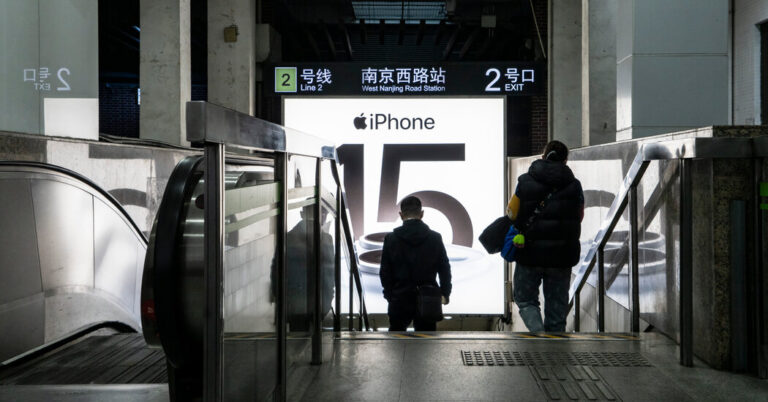 Apple informa caída de ventas y ganancias en medio de problemas con el iPhone en China