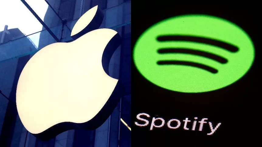 Apple multada con 3.000 millones de dólares por la Unión Europea en un caso antimonopolio provocado por la queja de Spotify sobre la competencia en streaming de música