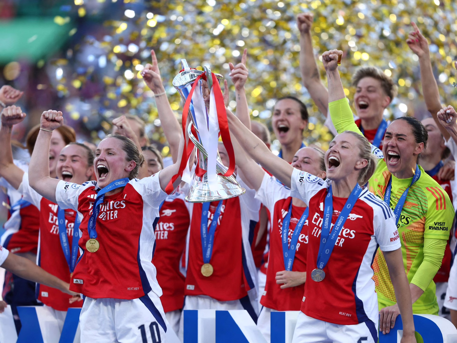 Arsenal aturdido el Barcelona para ganar la Liga de Campeones Femeninas | Noticias de fútbol