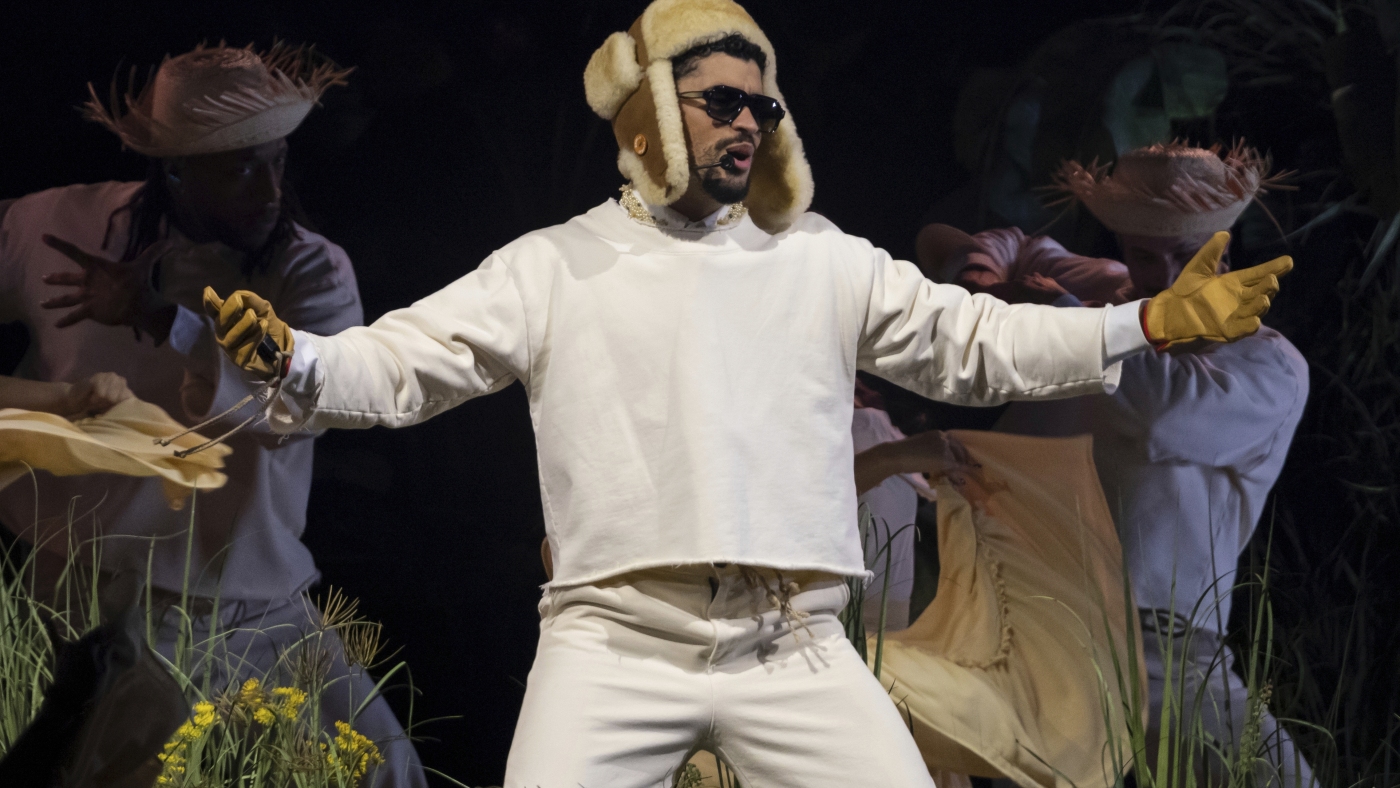 Latin superstar Bad Bunny will headline the 2026 Super Bowl halftime show : NPR