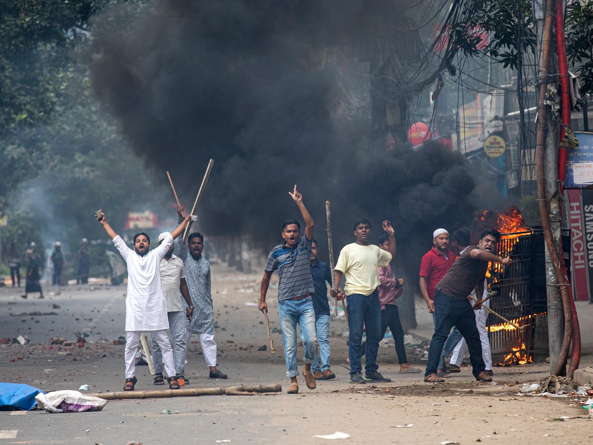 Cómo las protestas pacíficas por las cuotas en Bangladesh se convirtieron en malestar nacional |  Noticias de protesta