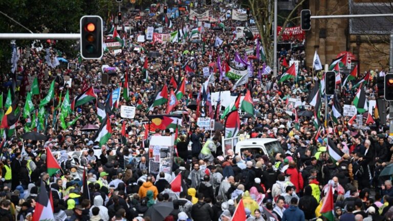 Decenas de miles protestan contra la guerra de Israel a Gaza en Sydney, Australia | Noticias de conflicto de Israel-Palestina