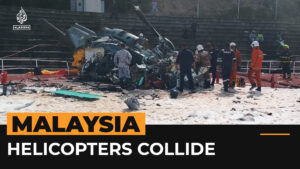 Diez tripulantes muertos tras colisionar en el aire dos helicópteros de la Armada de Malasia |  Noticias militares