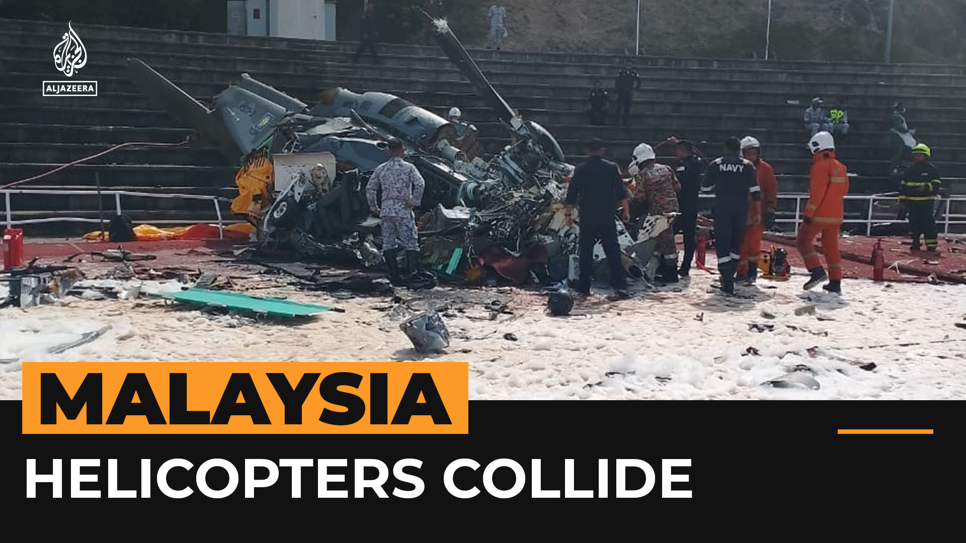 Diez tripulantes muertos tras colisionar en el aire dos helicópteros de la Armada de Malasia |  Noticias militares