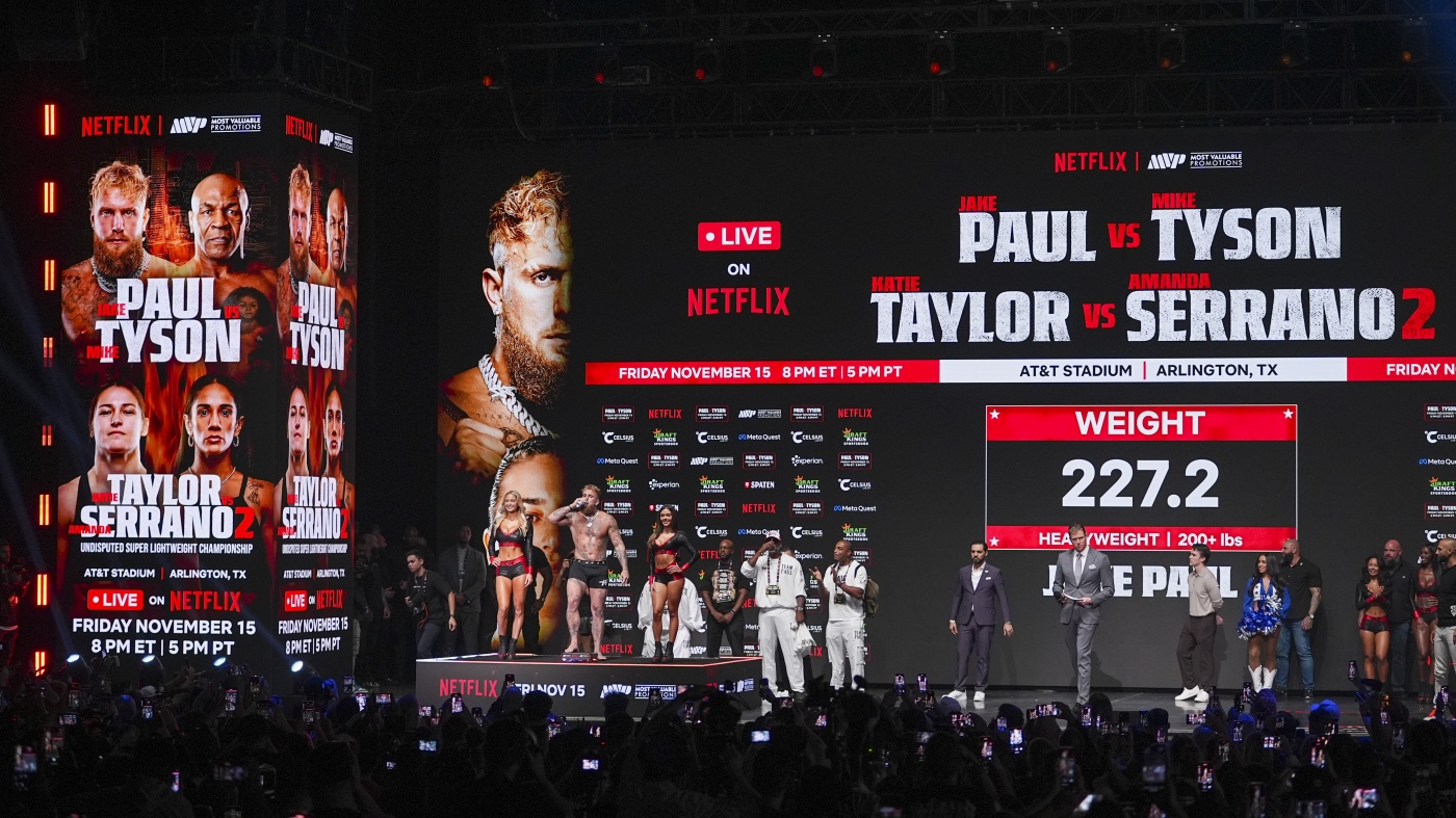 La pelea Tyson-Paul tuvo problemas técnicos. ¿Puede el streaming soportar más eventos en vivo importantes? :NPR