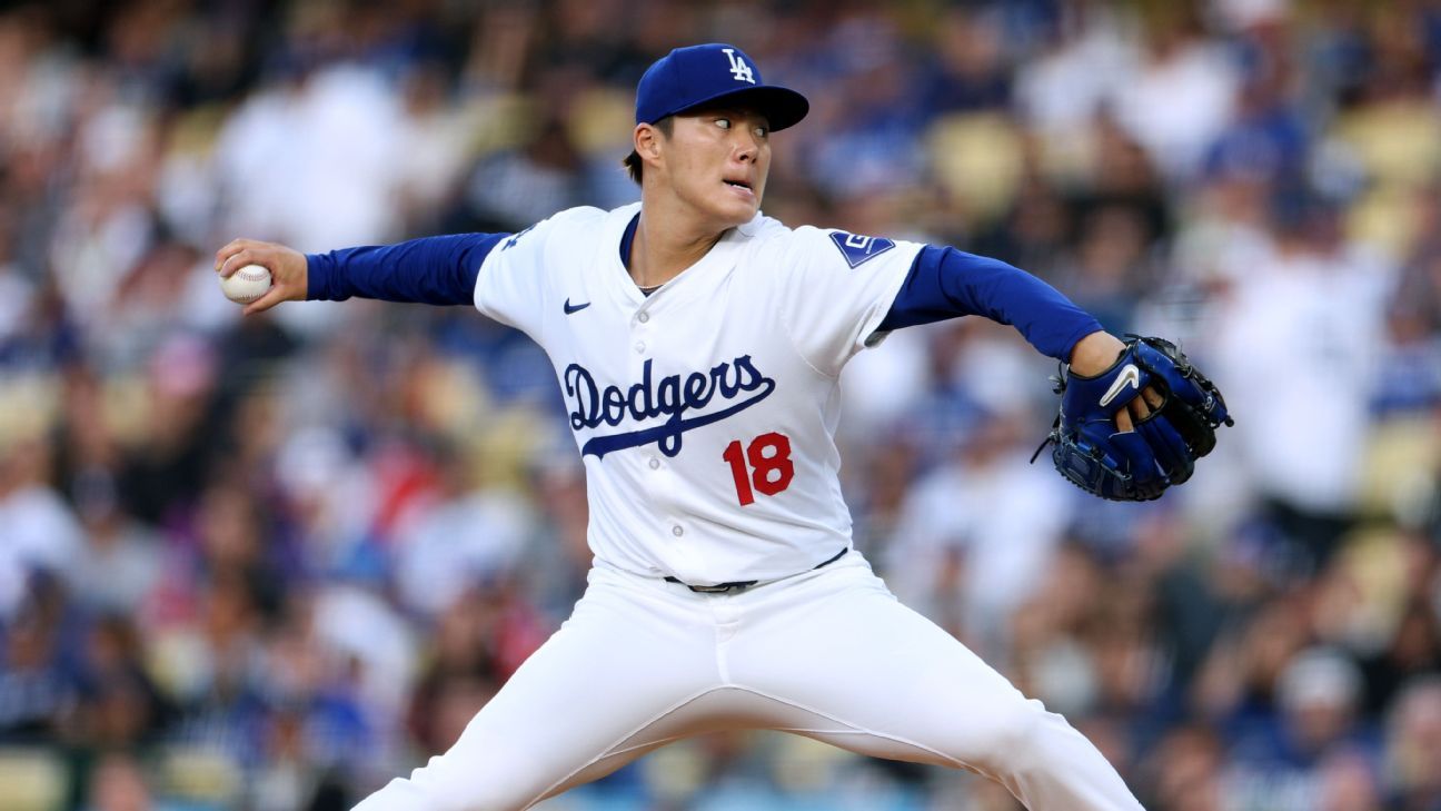 Los Dodgers colocaron a Yoshinobu Yamamoto en IL por rigidez en el tríceps