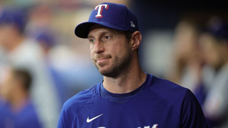 Los Rangers transfieren a Max Scherzer a la lista de lesionados de 60 días