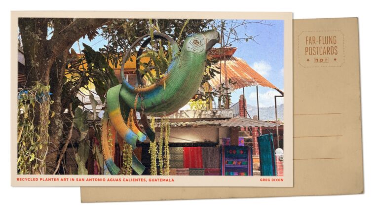 Trash turned to art in Guatemala : NPR