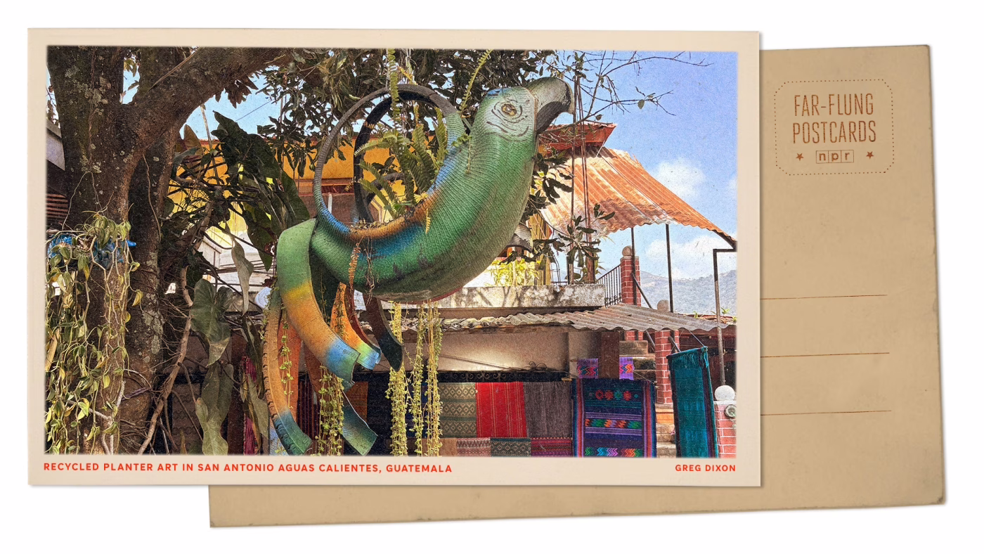 Trash turned to art in Guatemala : NPR