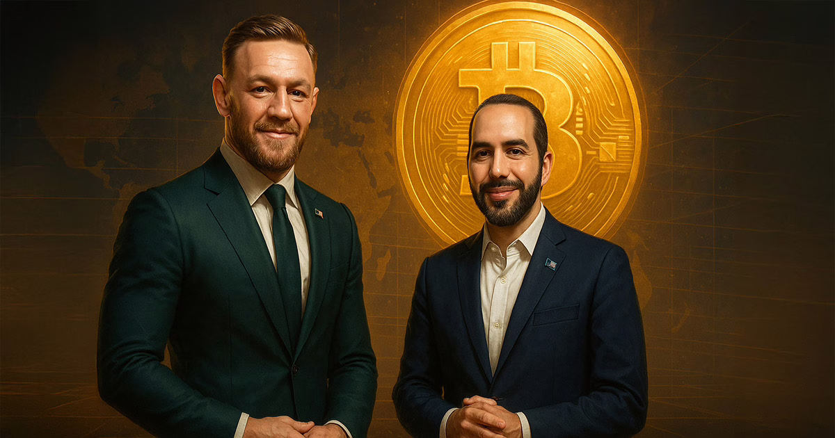 Conor McGregor se duplica en una reserva de bitcoin estratégica irlandesa, Nayib Bukele etiqueta 'Hablemos'