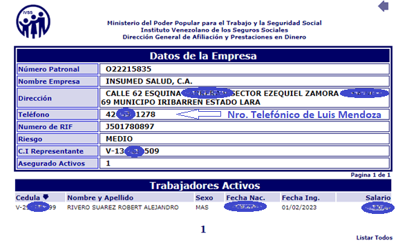insumed salud ca alice eliana urdaneta colmenarez luis antonio mendoza mendoza imdes corrupcion lara 2